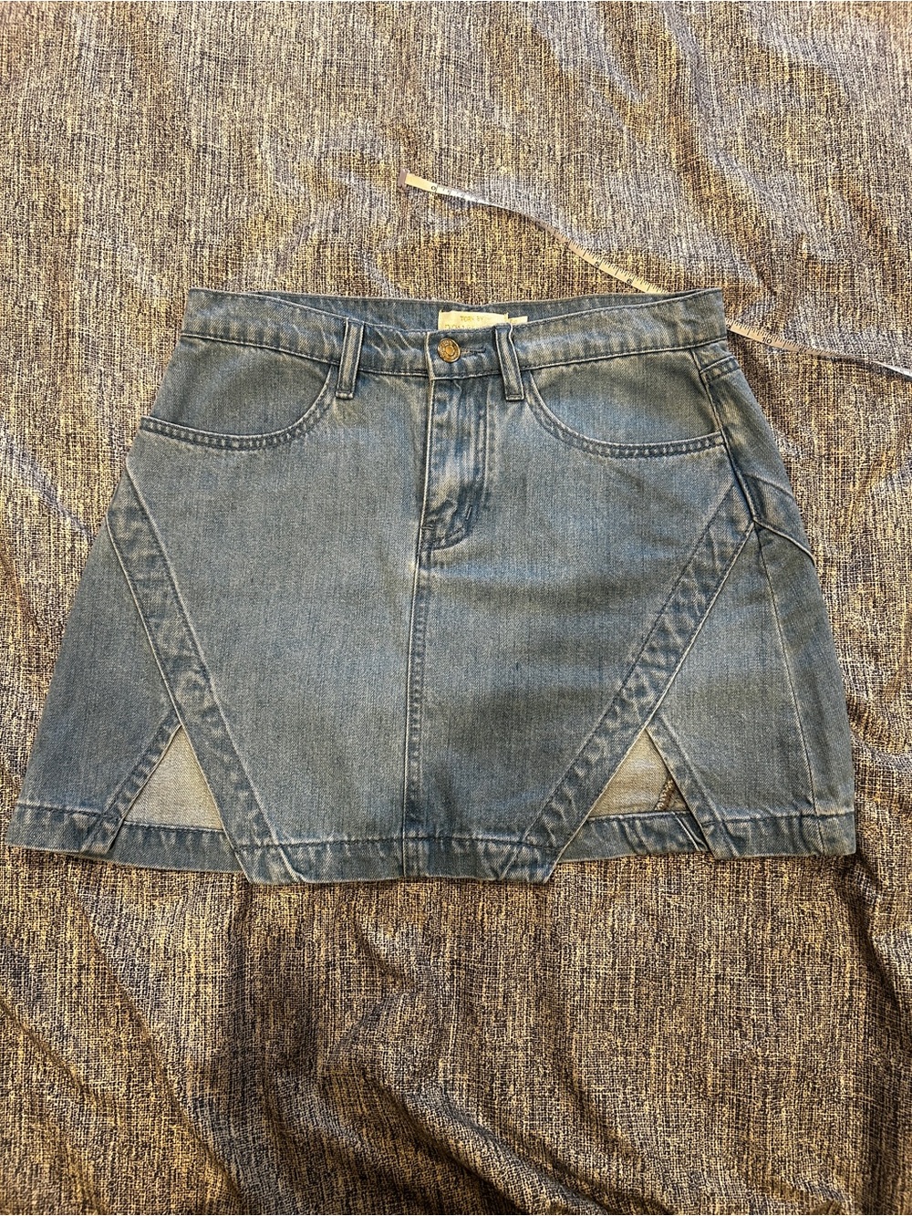 Torn by Ronny Kobo Erika Denim Mini Skirt